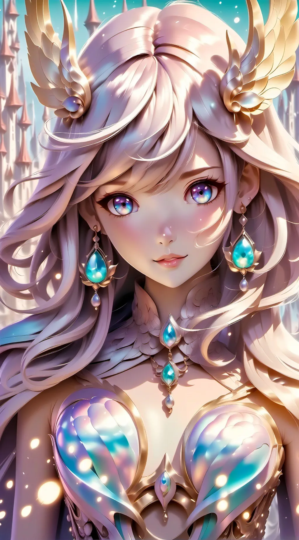 ai character: Ocean background