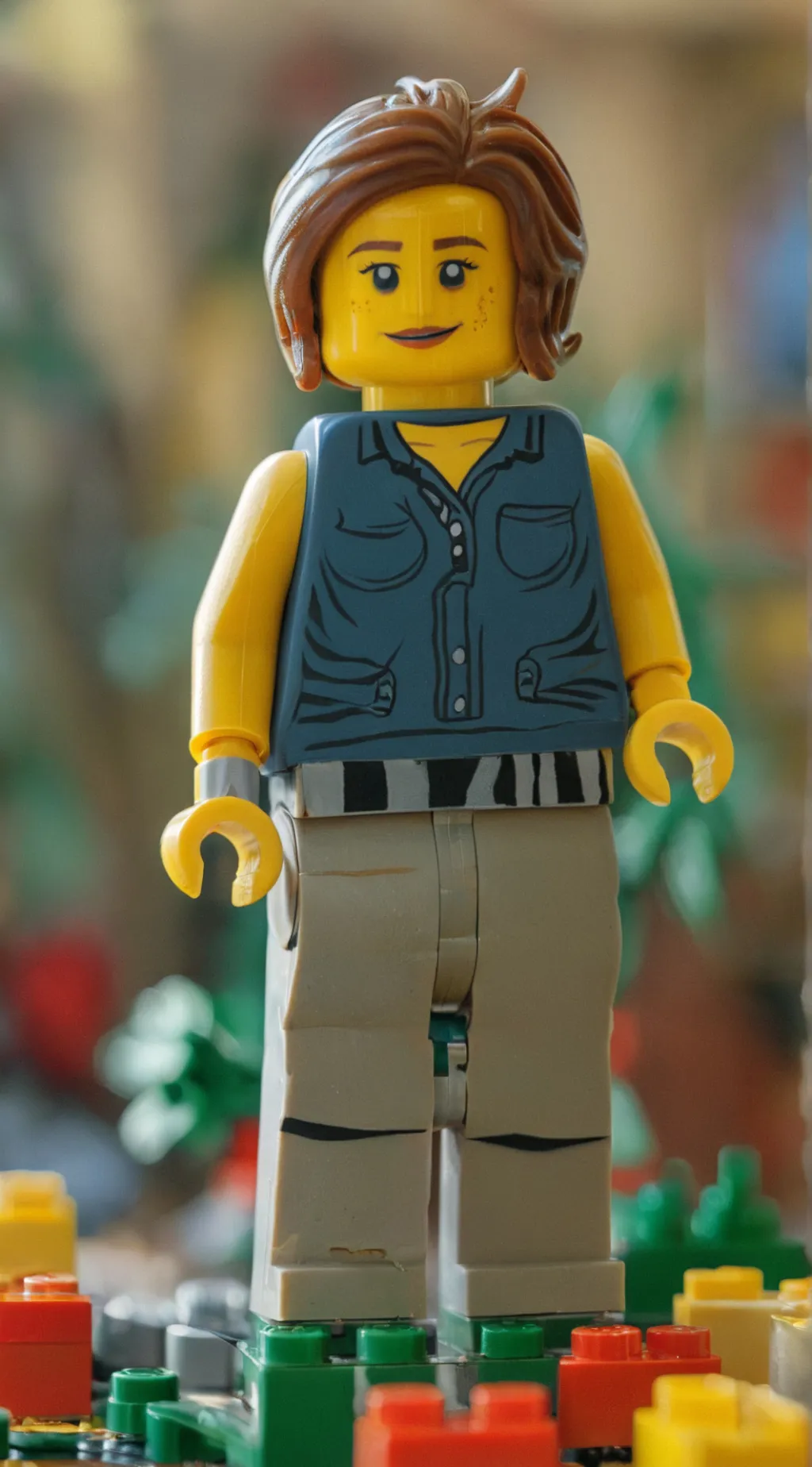 ai character: LEGO MOVIE :D background