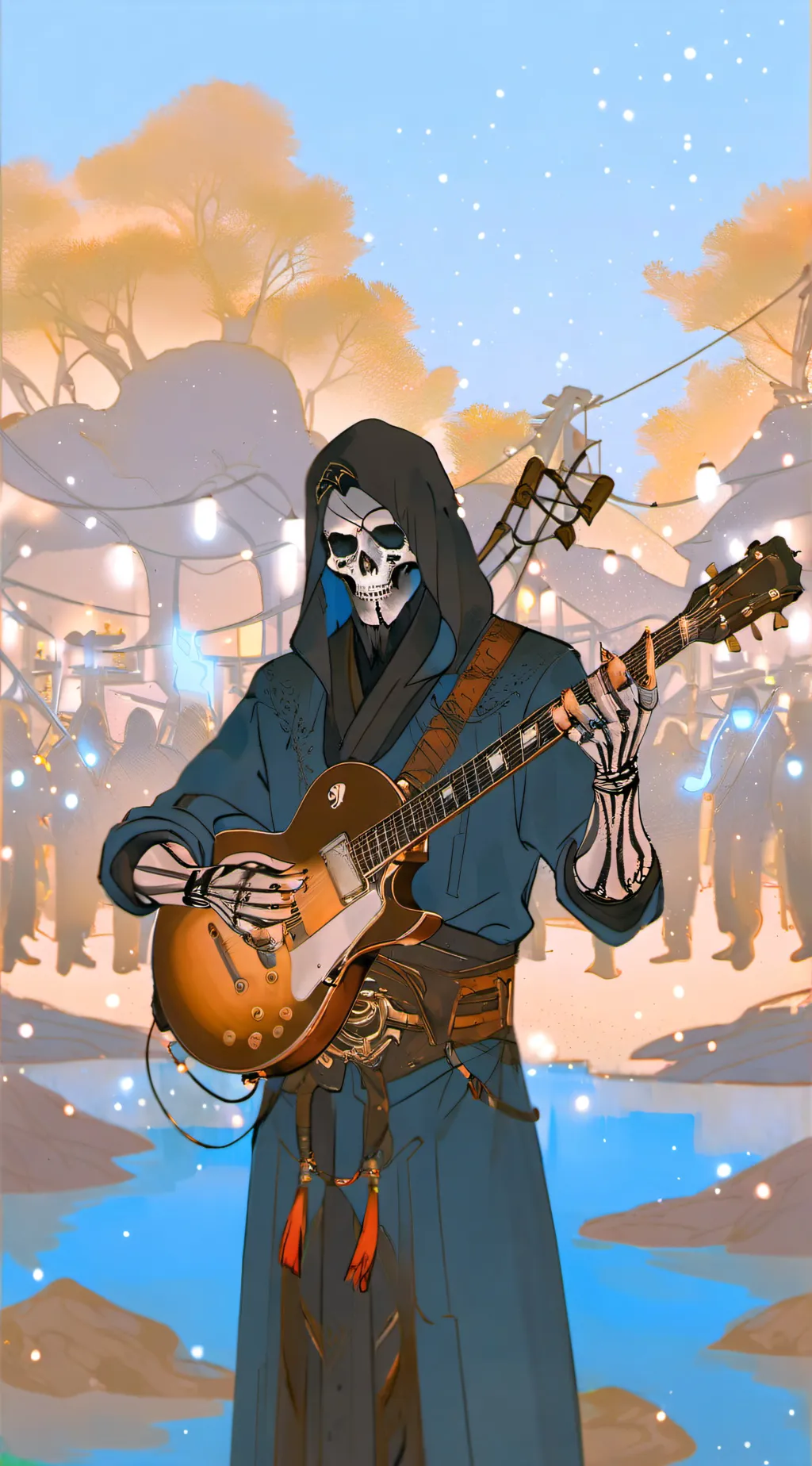 ai character: Leon background