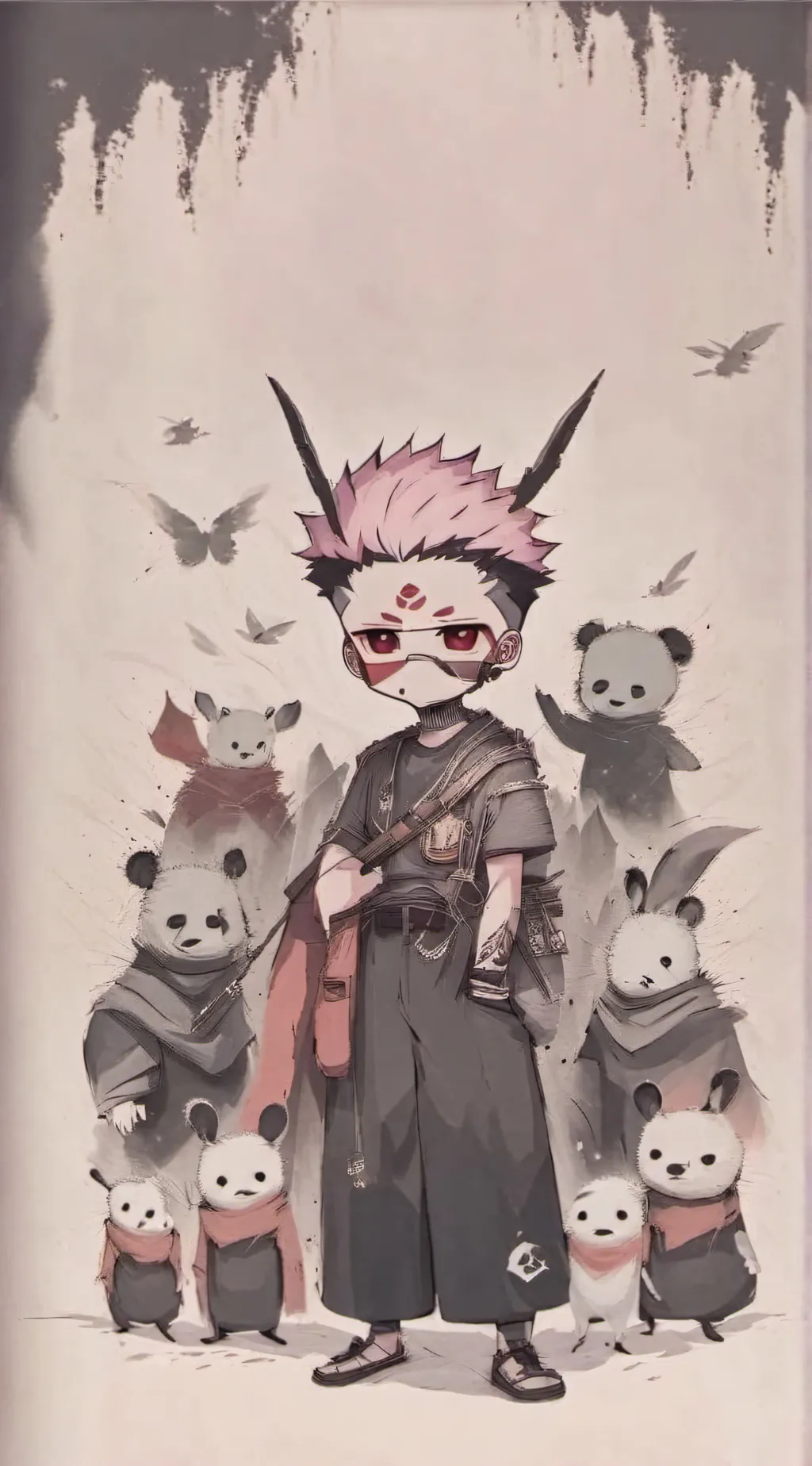 ai character: Sukuna background