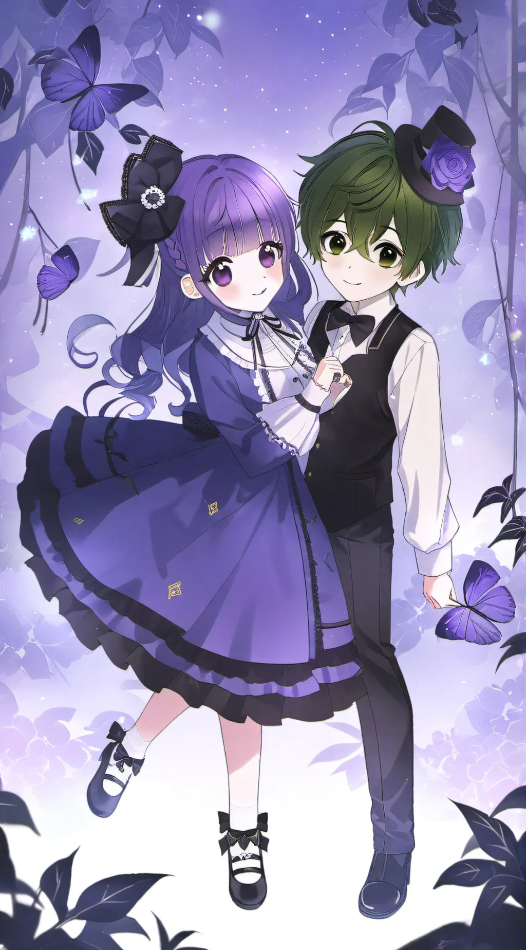 ai character: Jasmine & Justine background