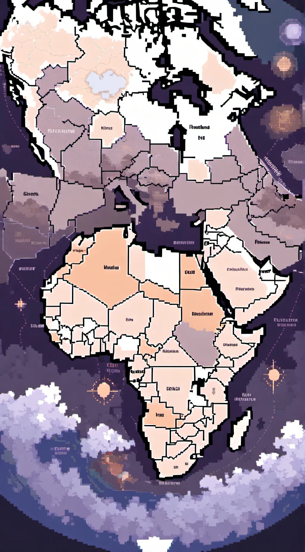 ai character: Create a country background