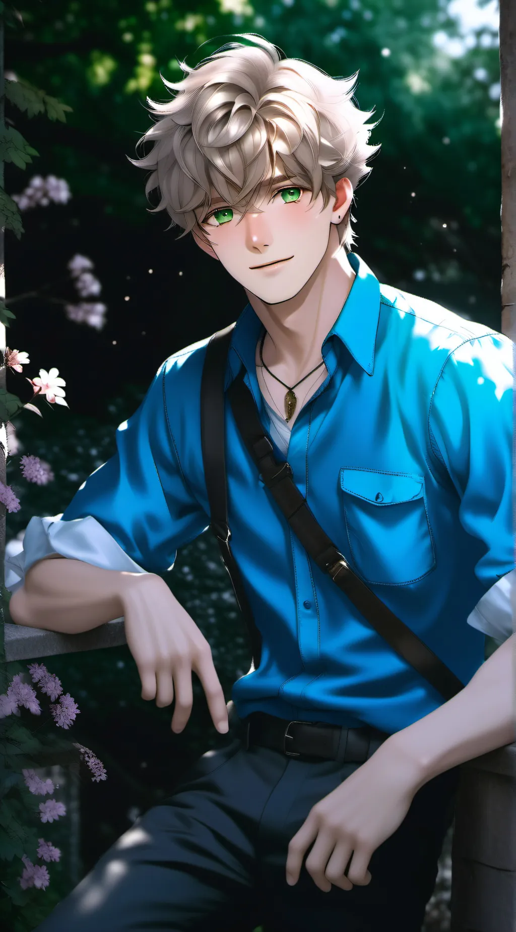 ai character: Kyim✨💐 background