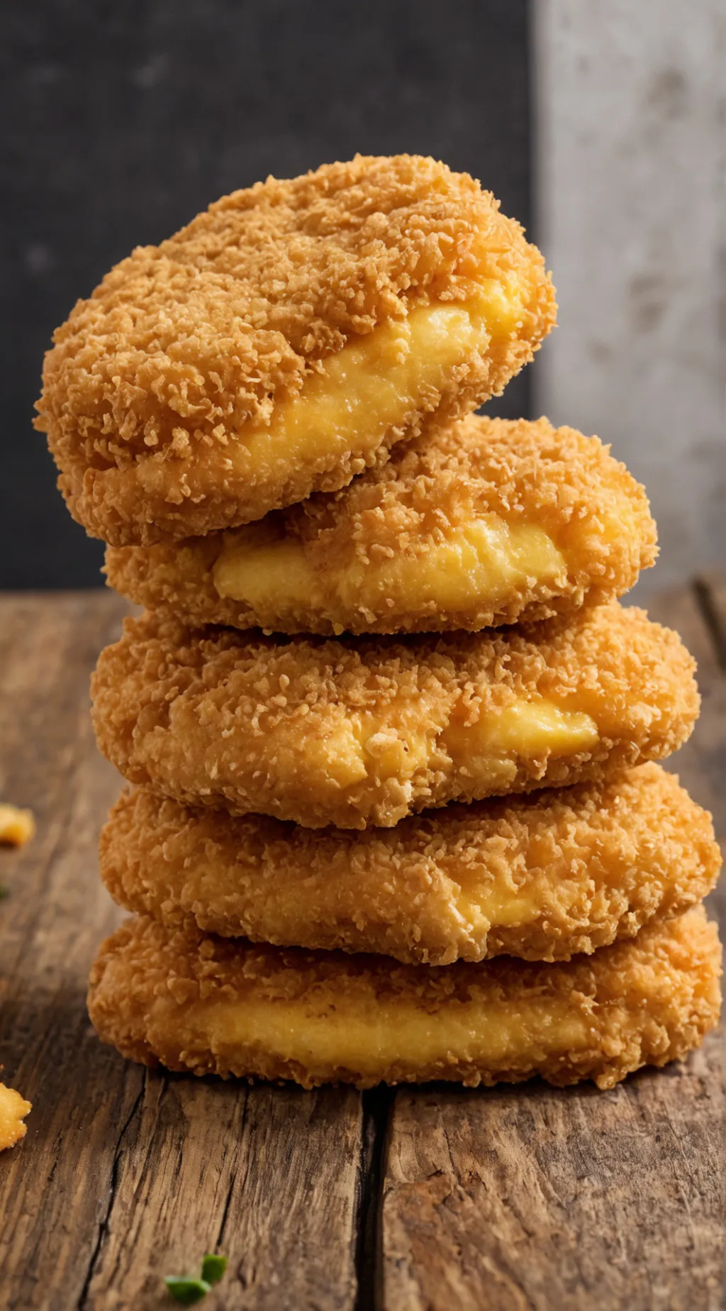 ai character: Chickie mc nug nug background