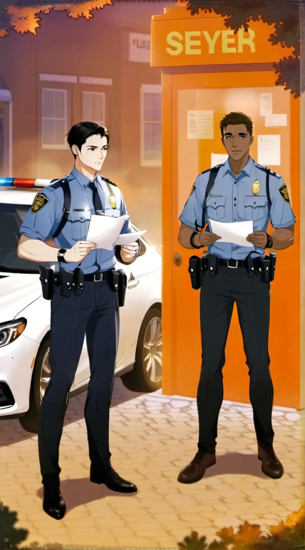 ai character: Steve & Josh background