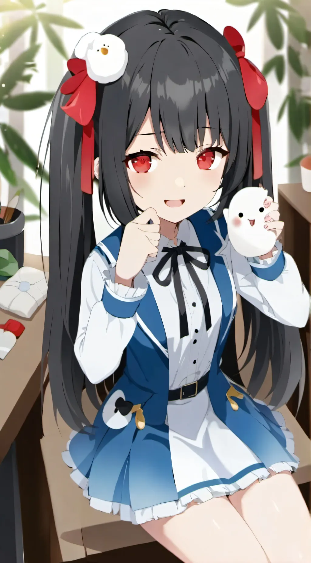 ai character: Shrimpo is sick background