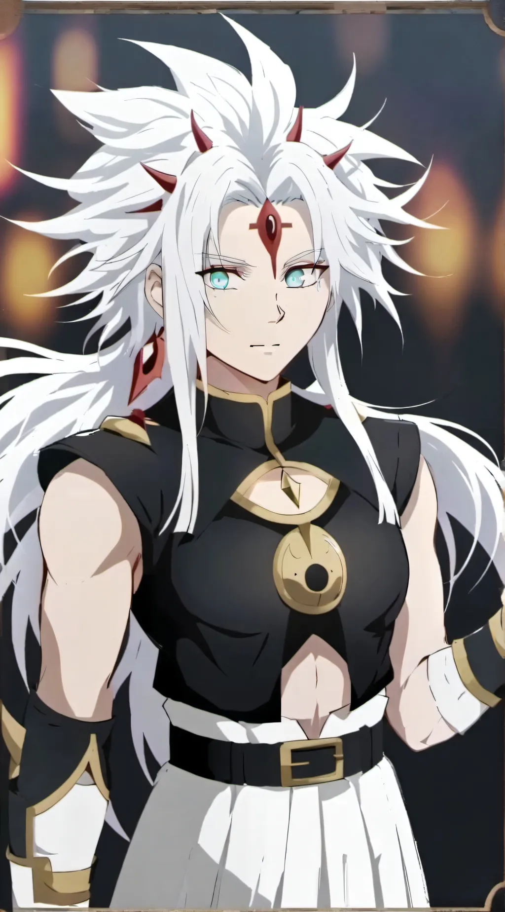 ai character: ~{👁Female Boros👁}~ background