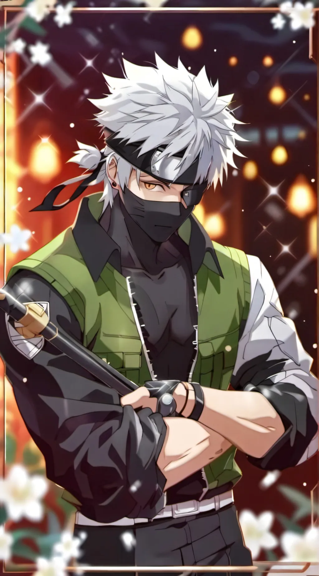 ai character: kakashi sensei background