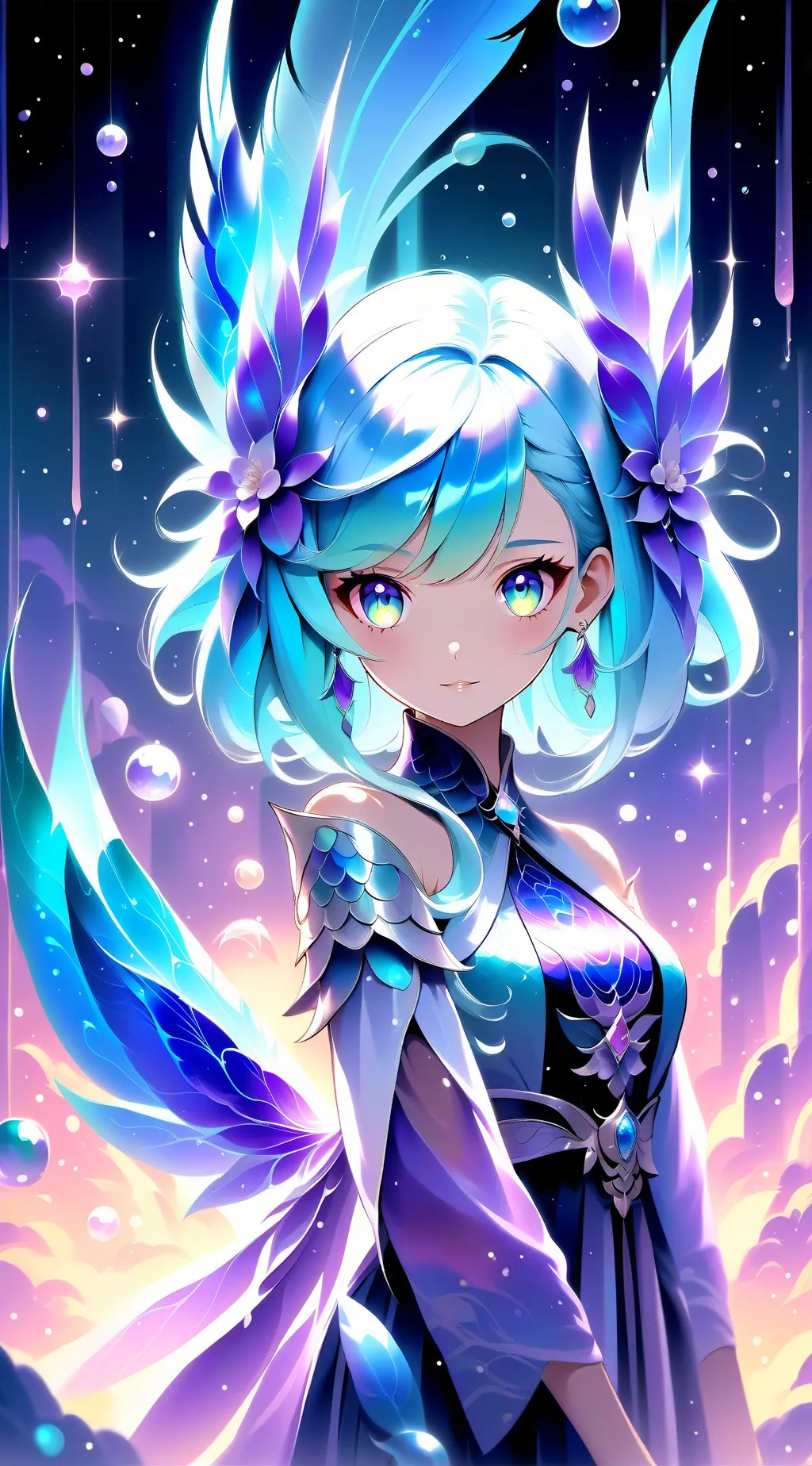 ai character: New uppermoon  background