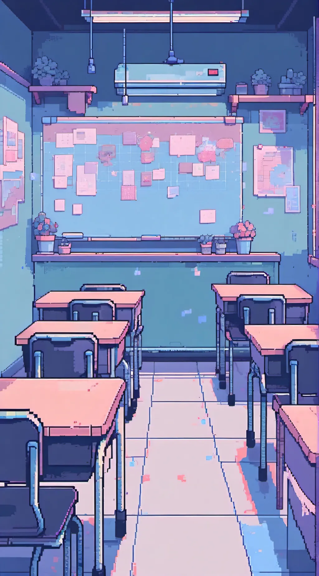 ai character: Crazy AH school background