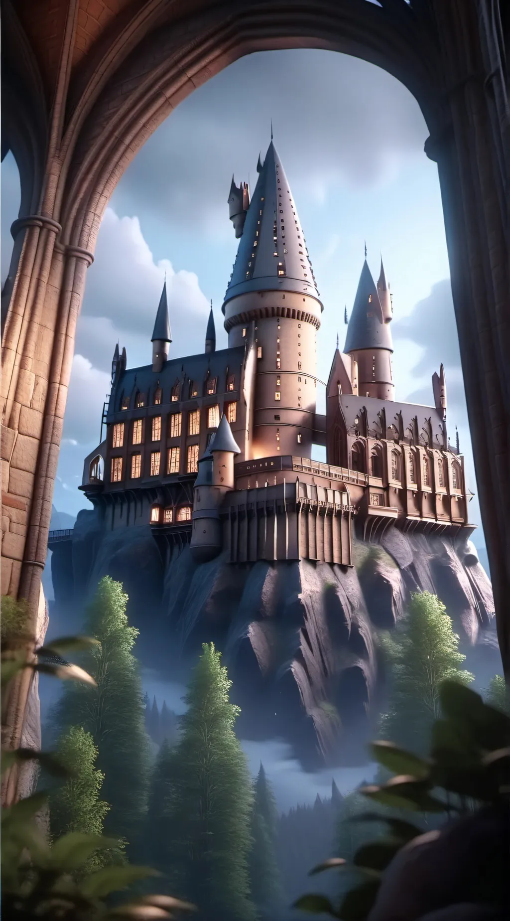 ai character: Kny × Hogwarts  background