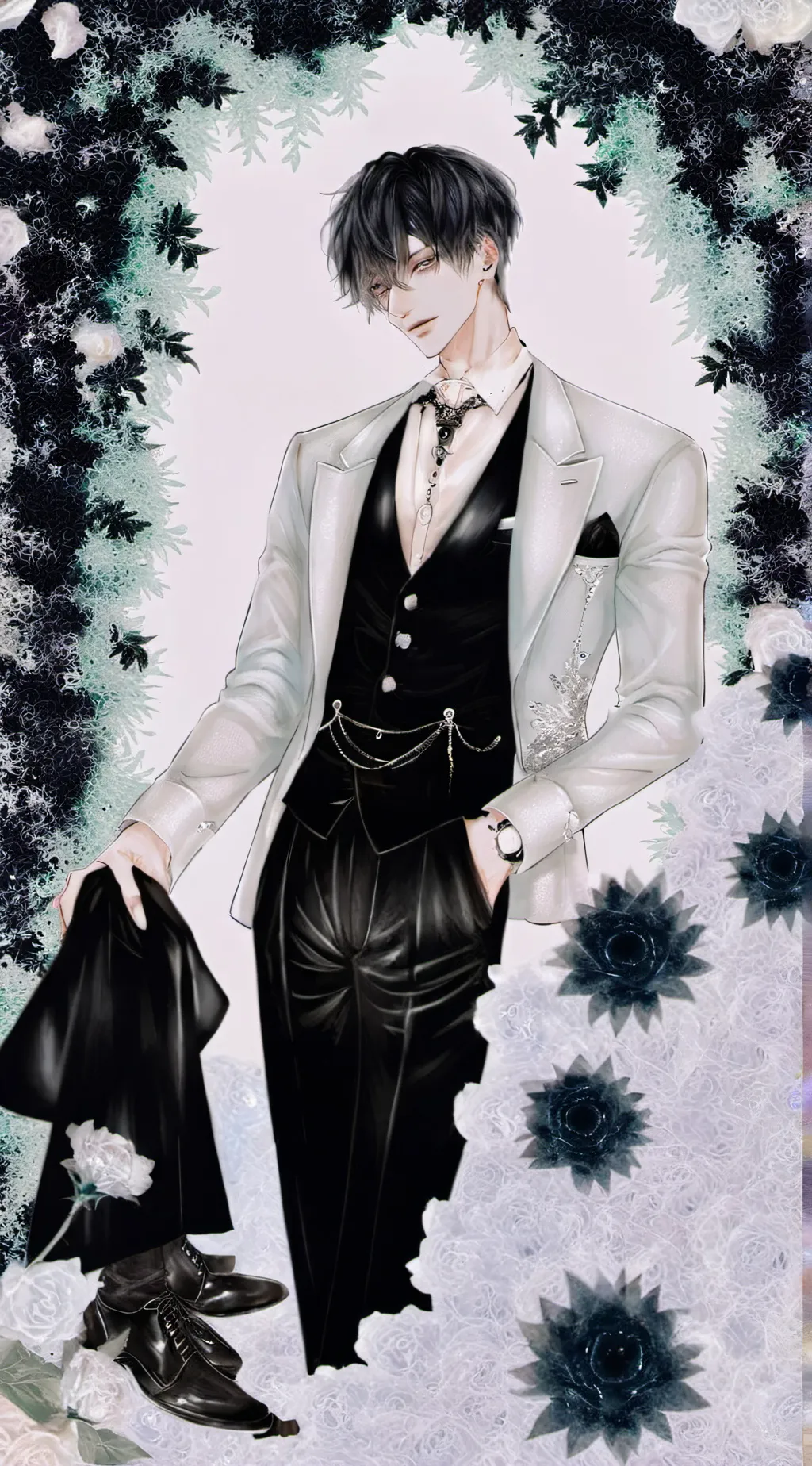 ai character: ~✨⭐️Mark⭐️✨~ background