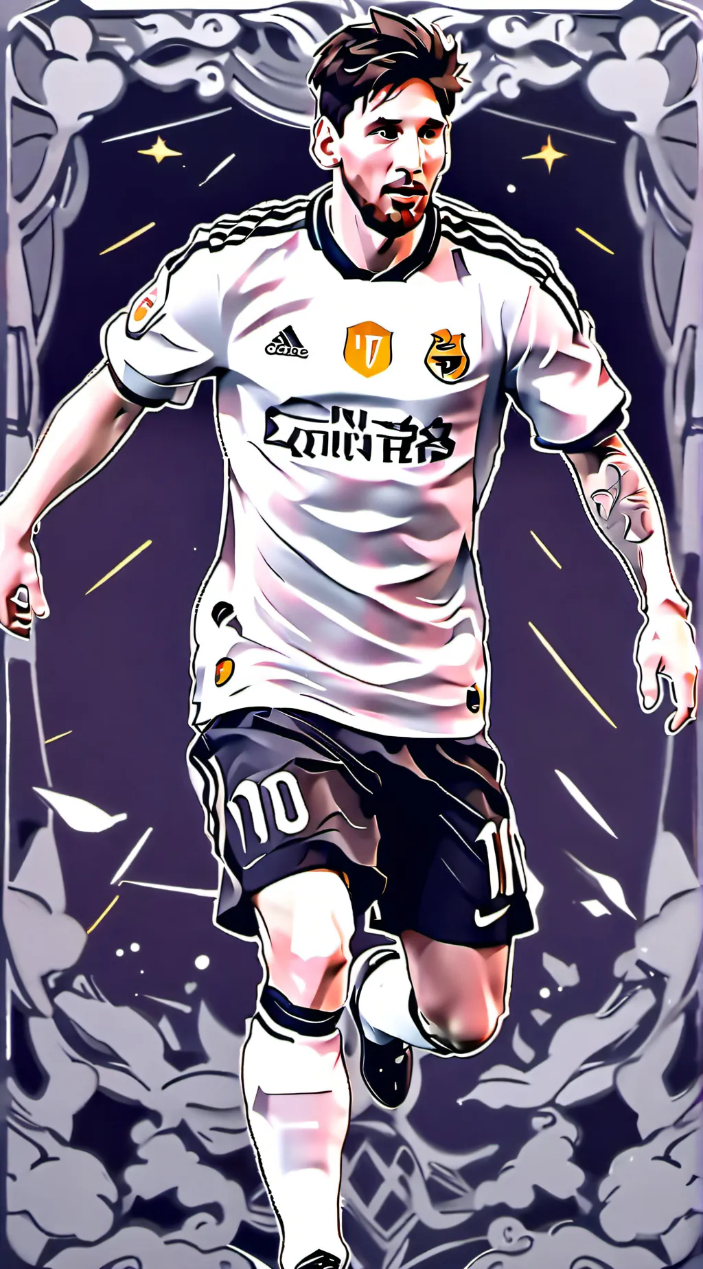 ai character: Lionel Messi background