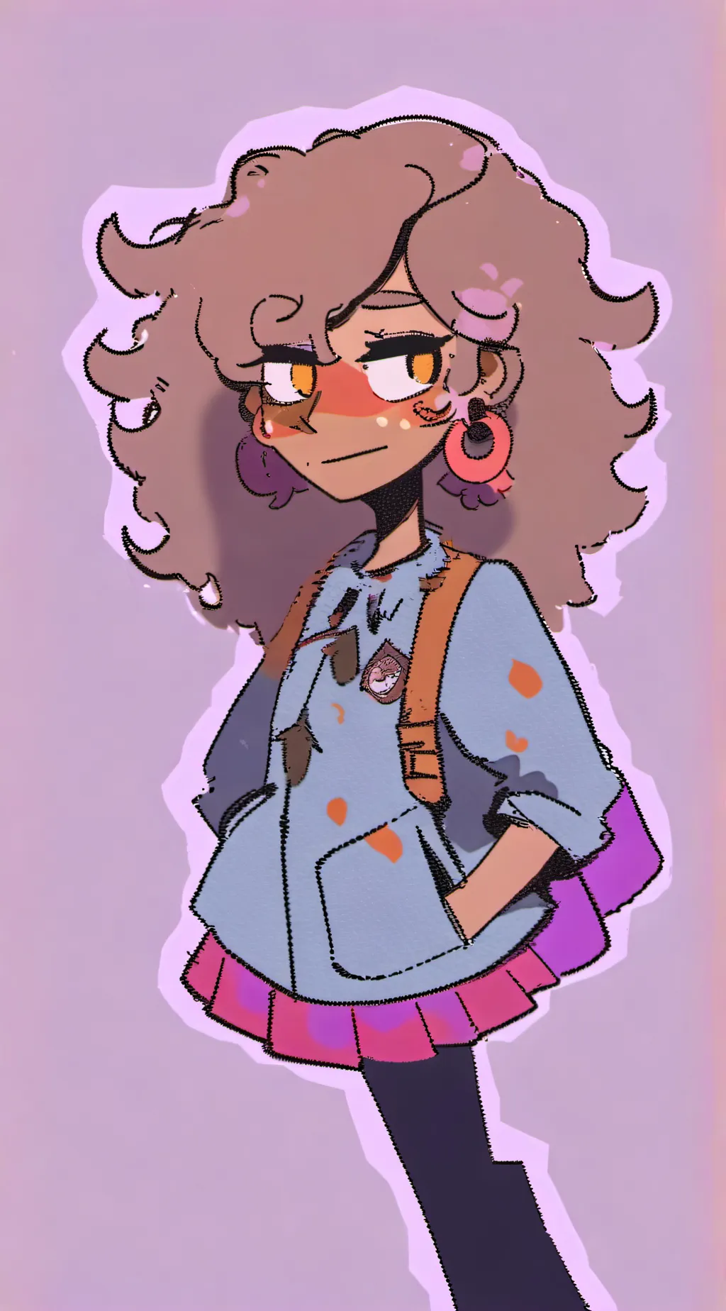 ai character: 💜hh💜 background