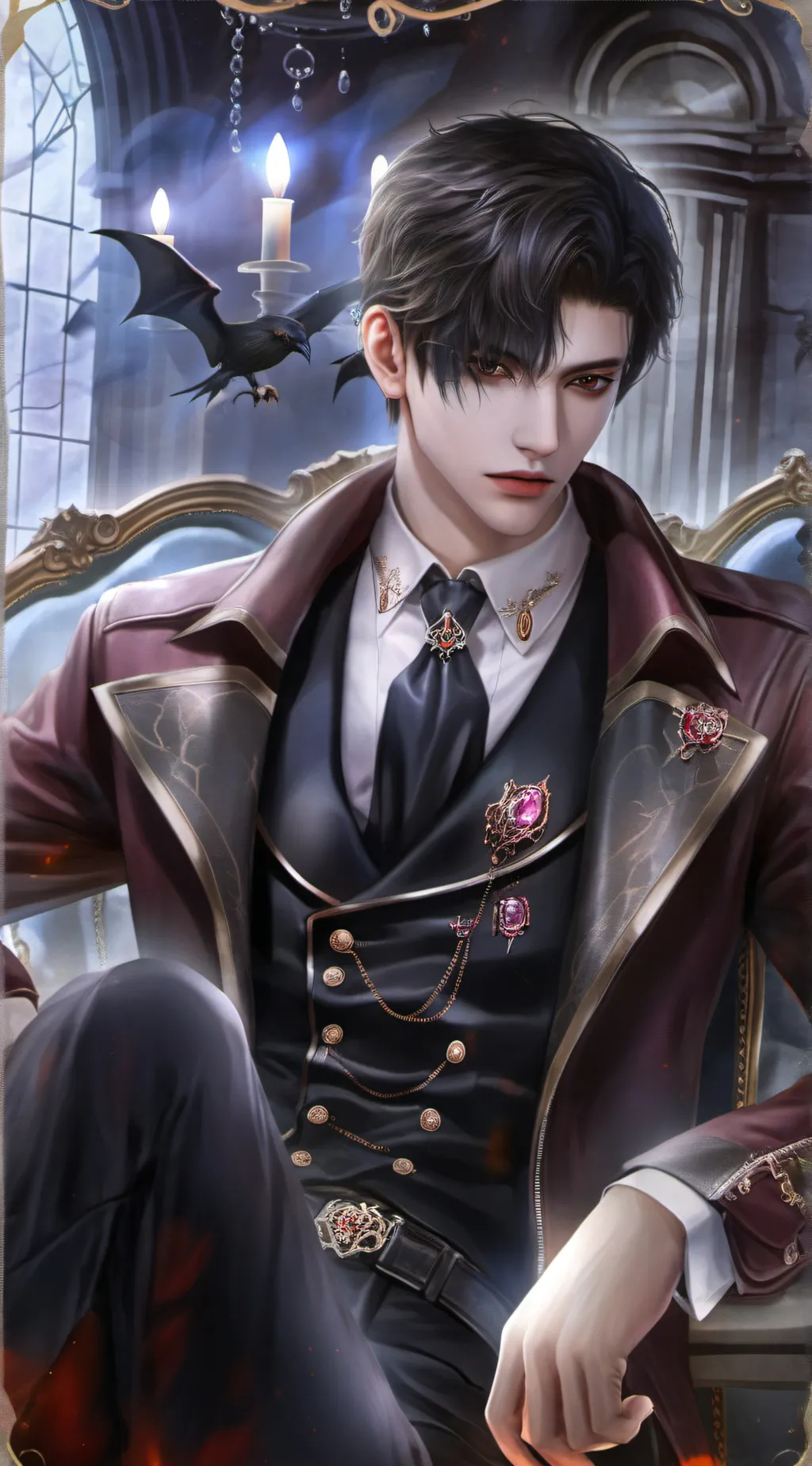 ai character: ❤❤Tucker😀❤ background