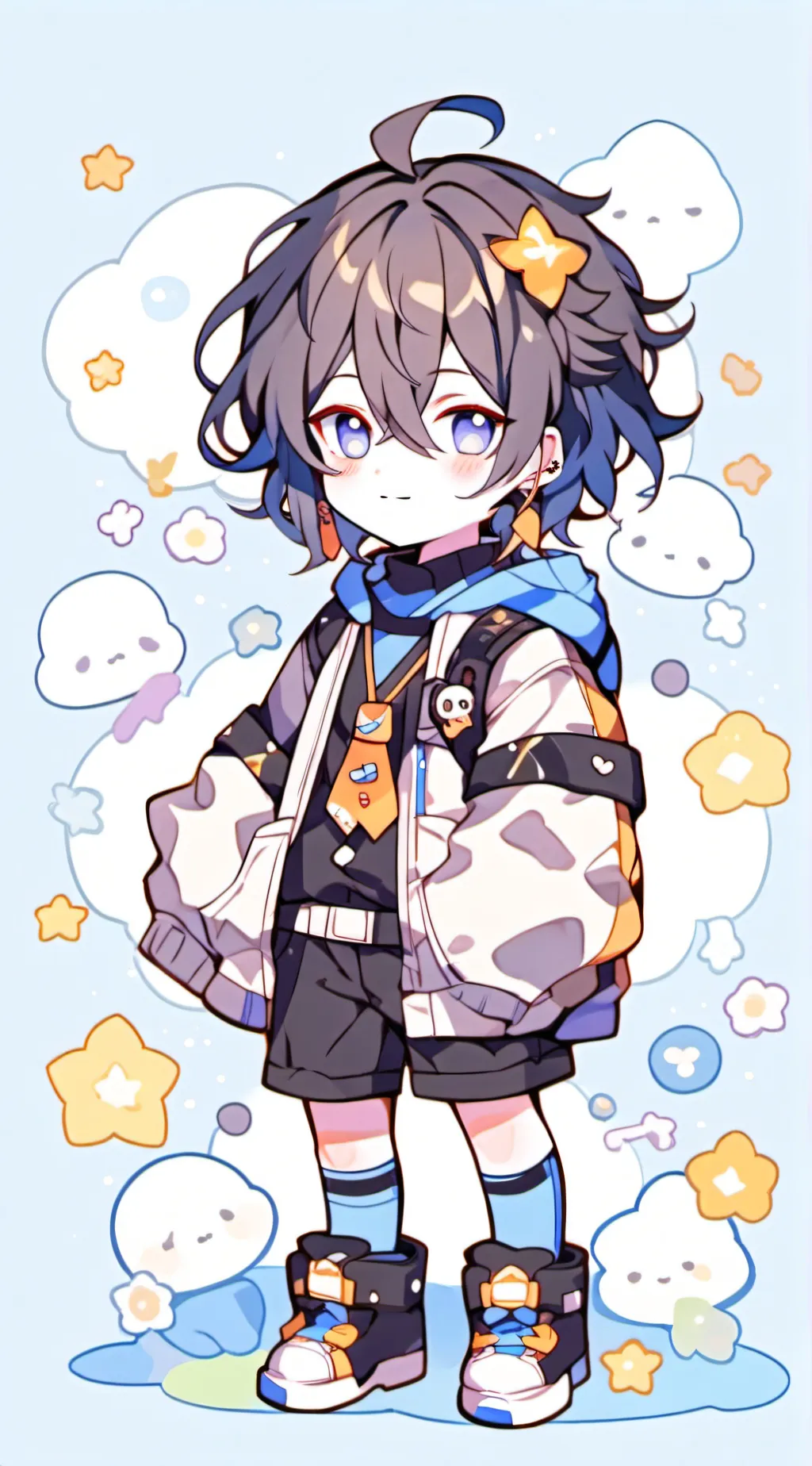 ai character: Avery (child) background