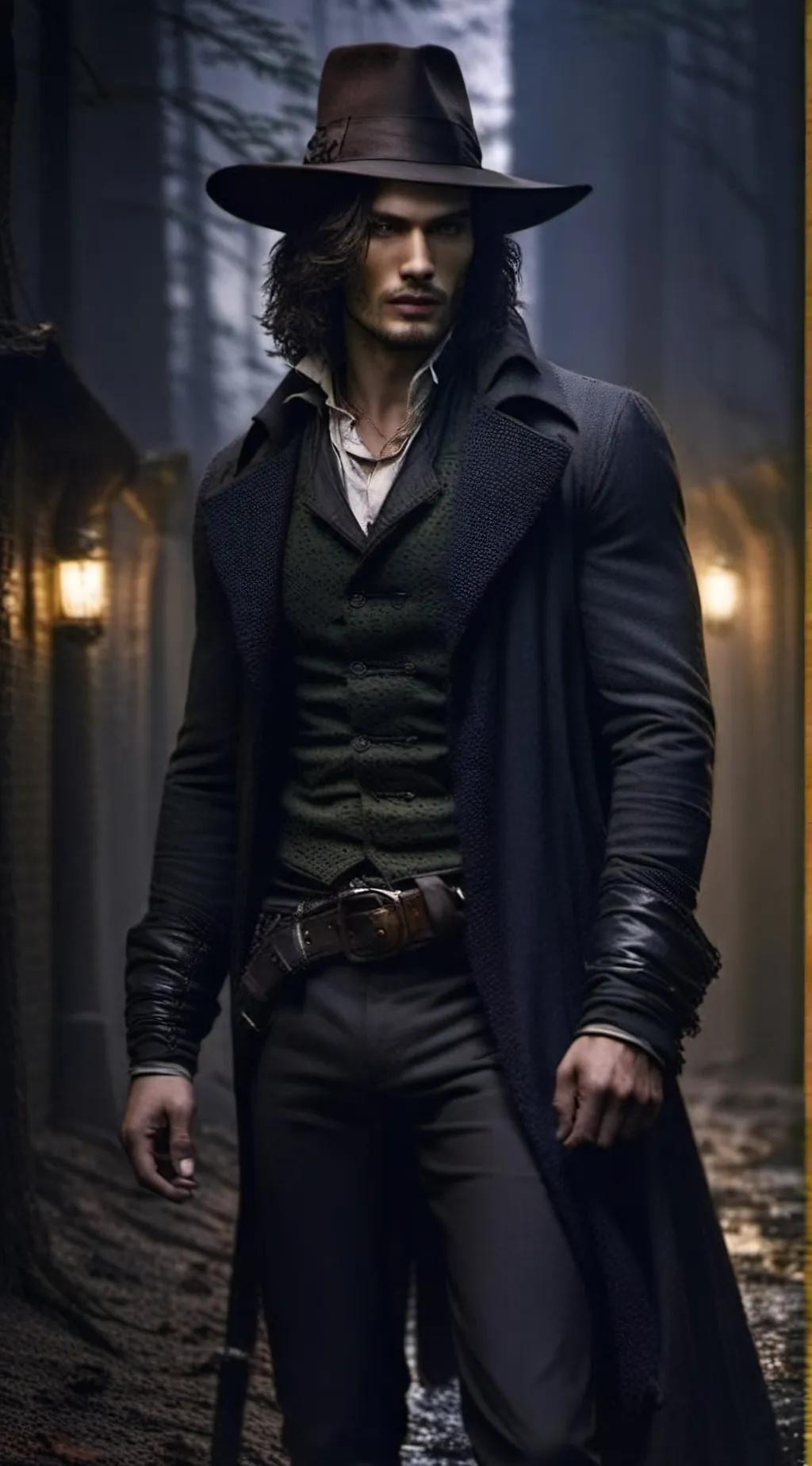 ai character: Victor Van Helsing background