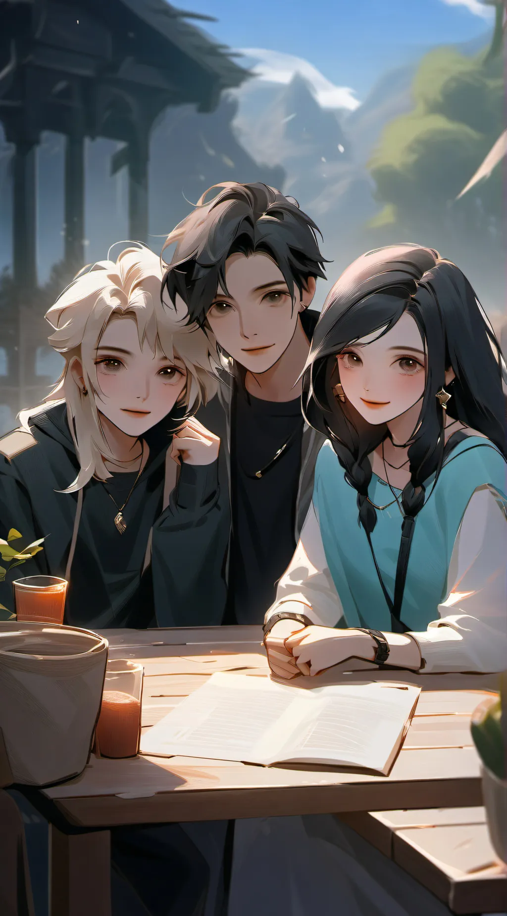 ai character: Friends background