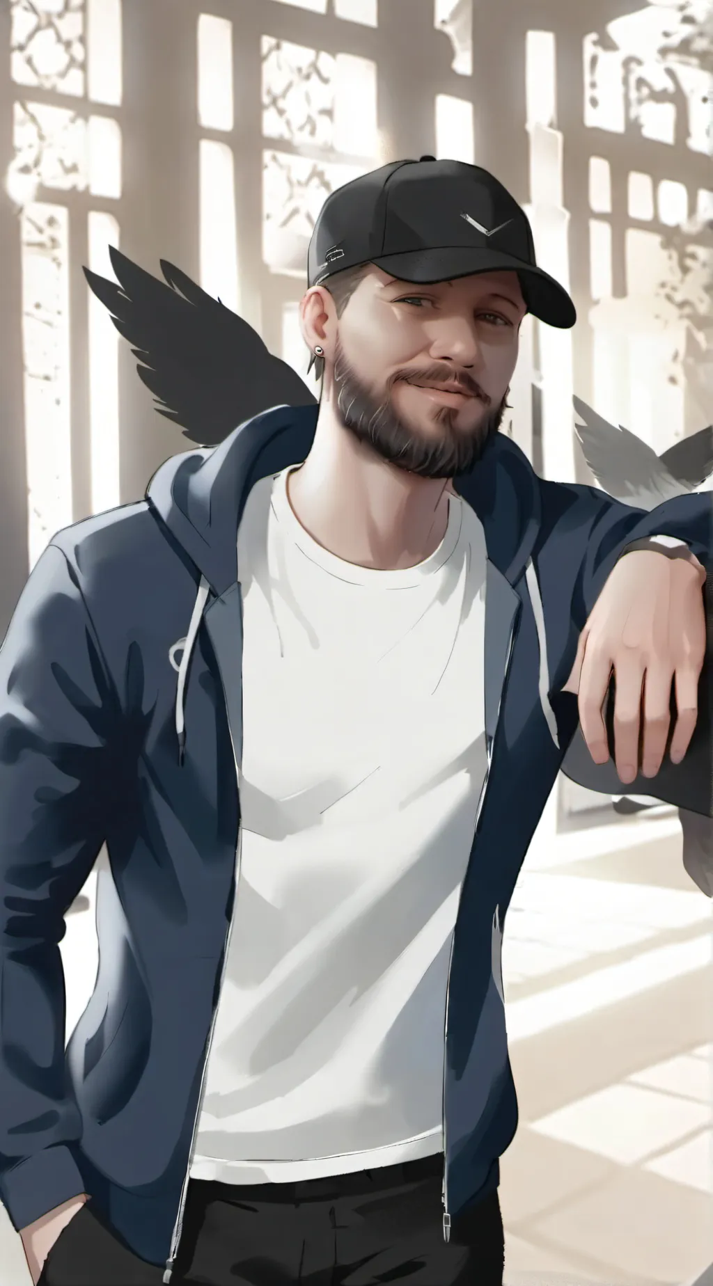 ai character: Dover background