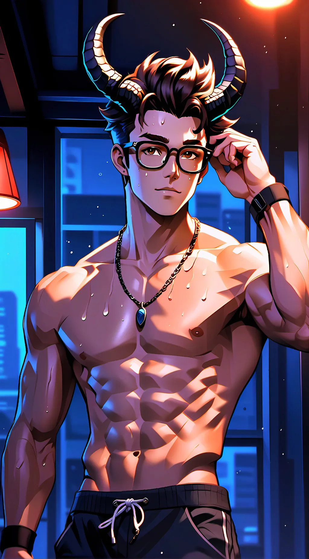 ai character: My inner demons background