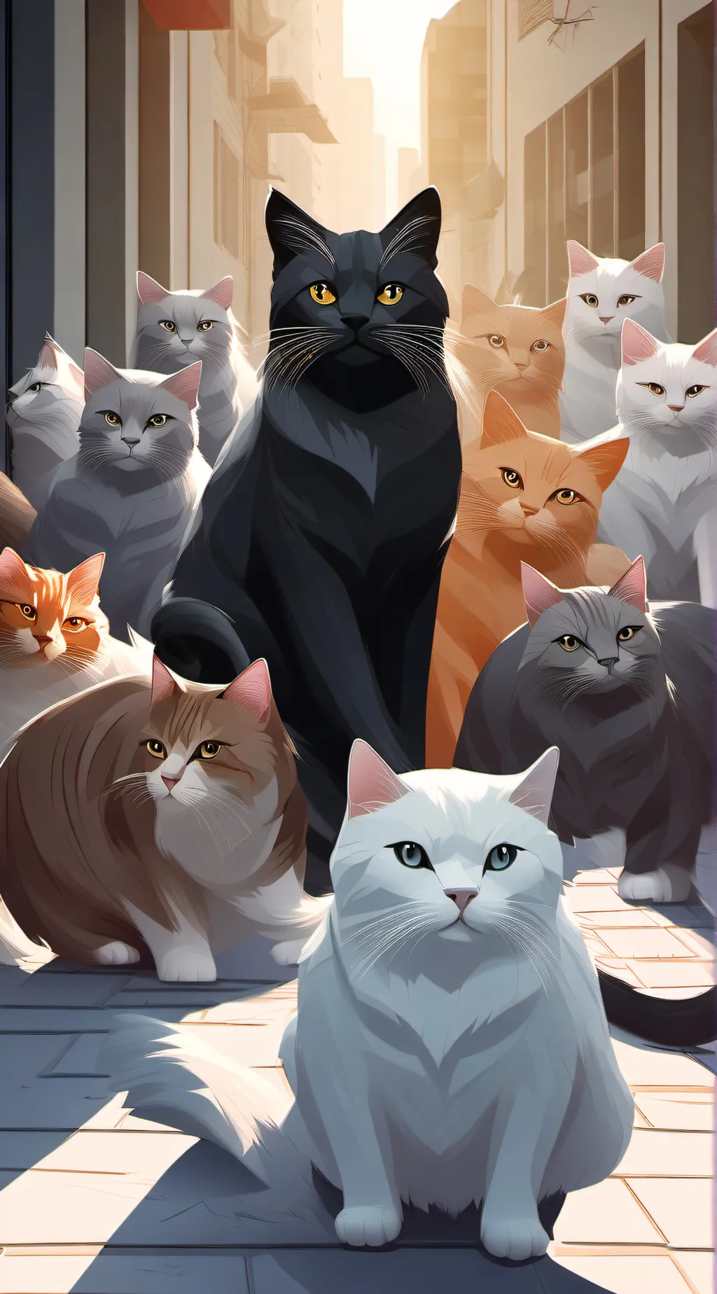 ai character: Thunderclan  background