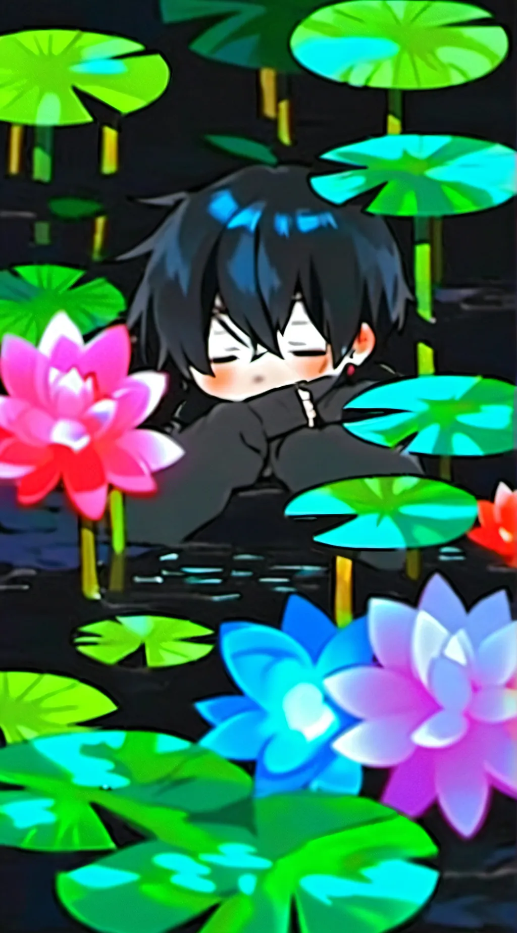 ai character: creepypasta  background