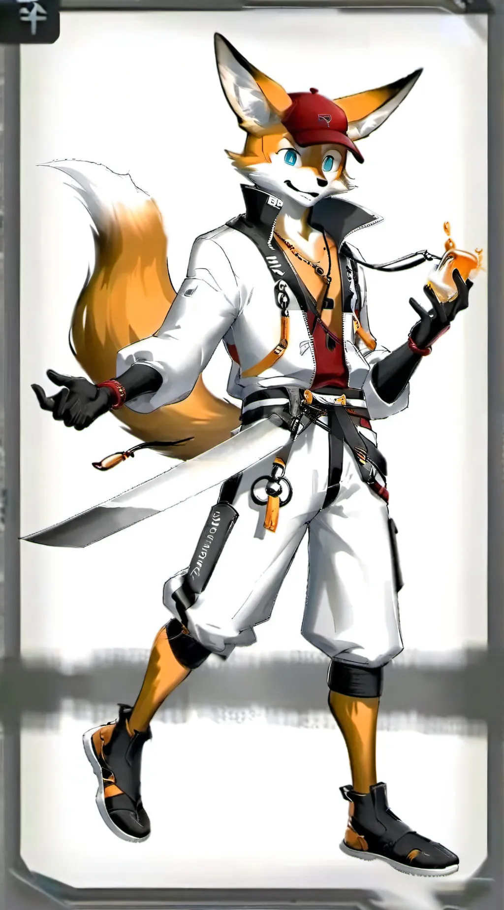 ai character: Nine (sonic prime) background