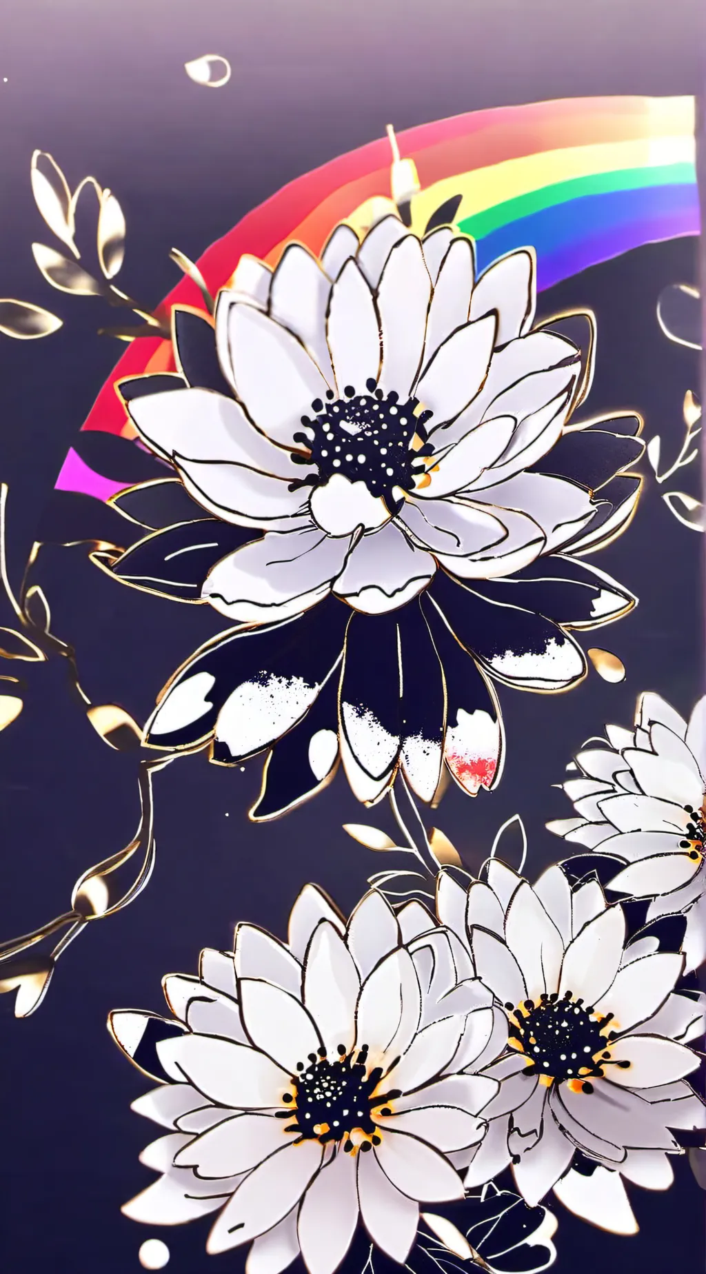 ai character: Garden view background