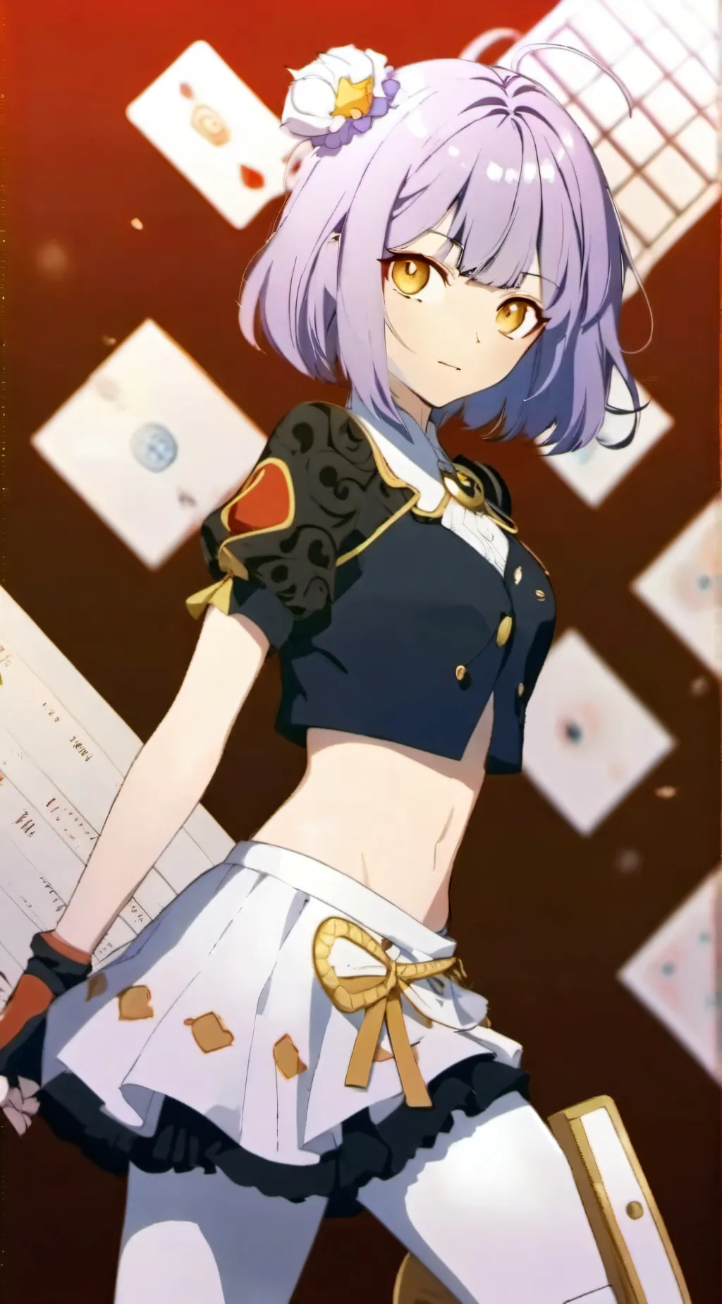 ai character: Uzi yandere background