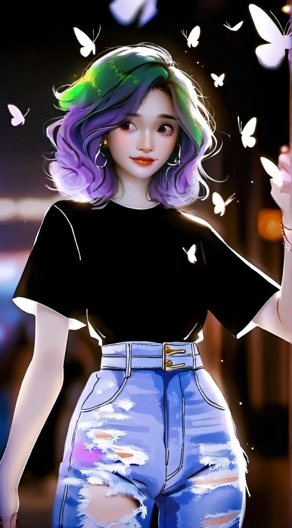 ai character: Mha classroom background