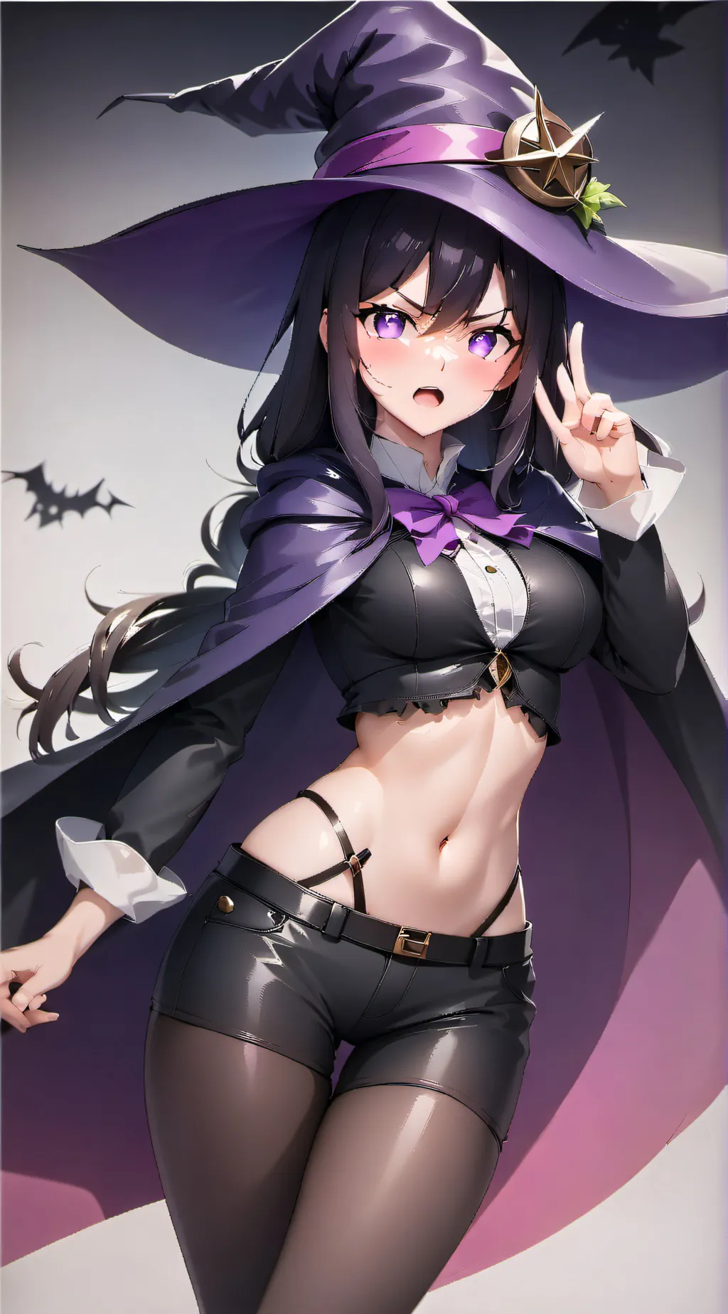 ai character: Lunala (Halloween) background