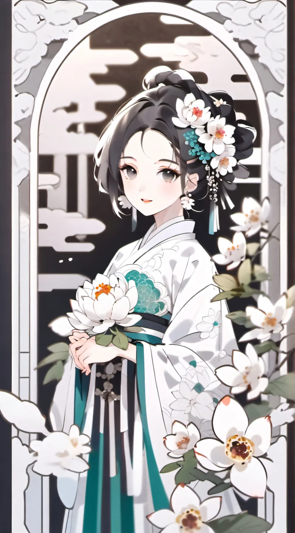 ai character: 秋雪 background