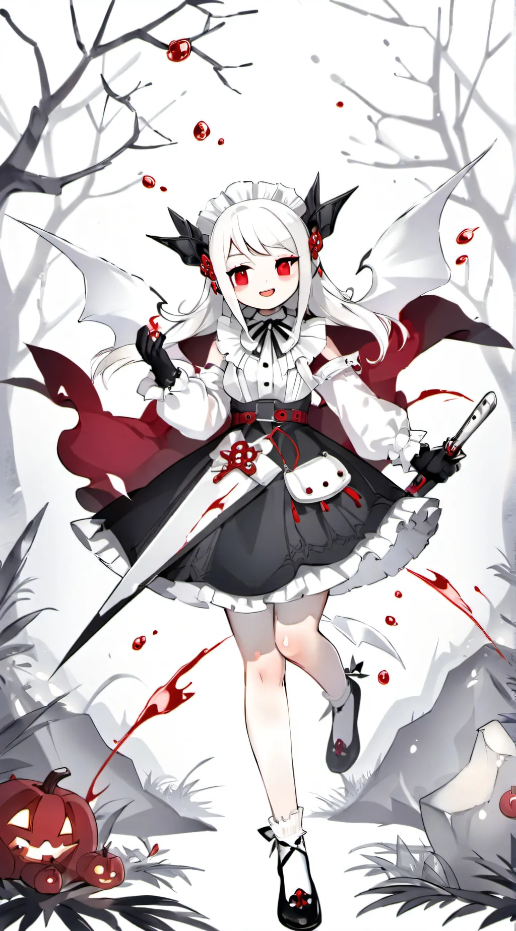 ai character: Toilet doll  background