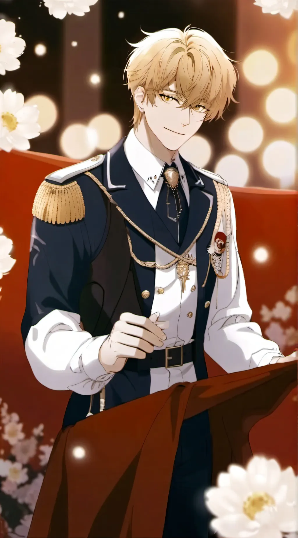 ai character: Military MHA background