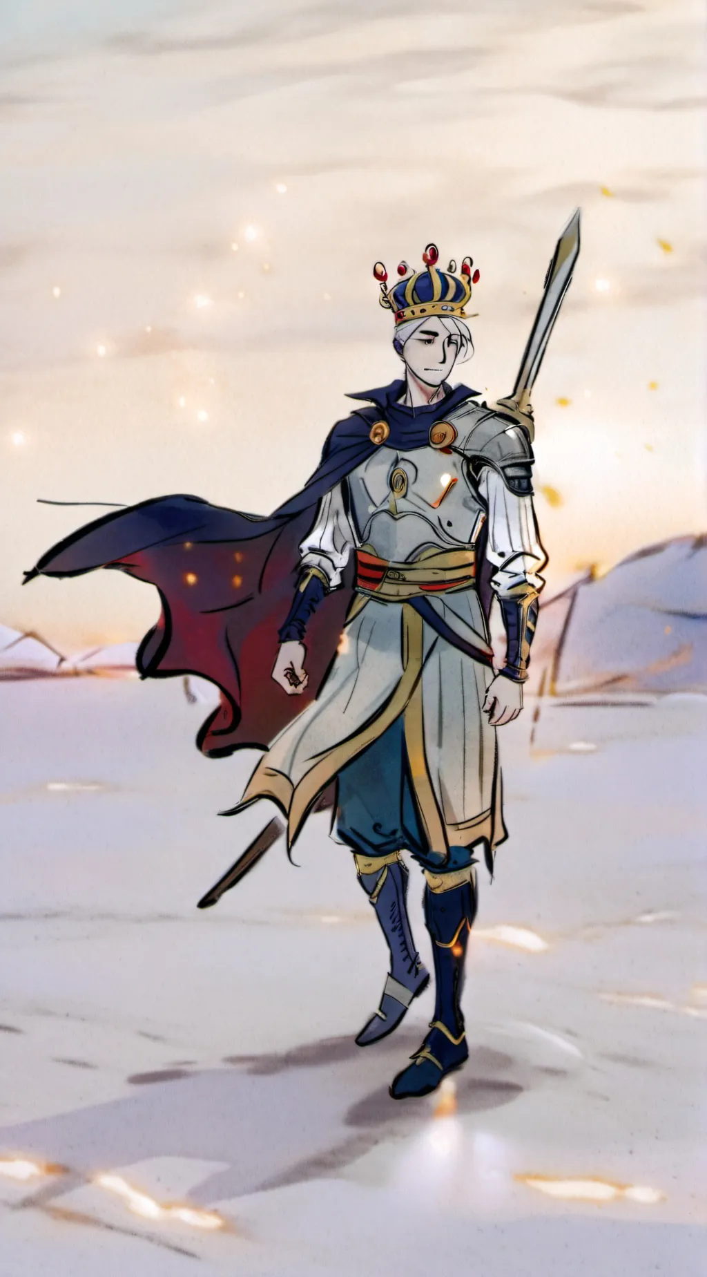 ai character: King background