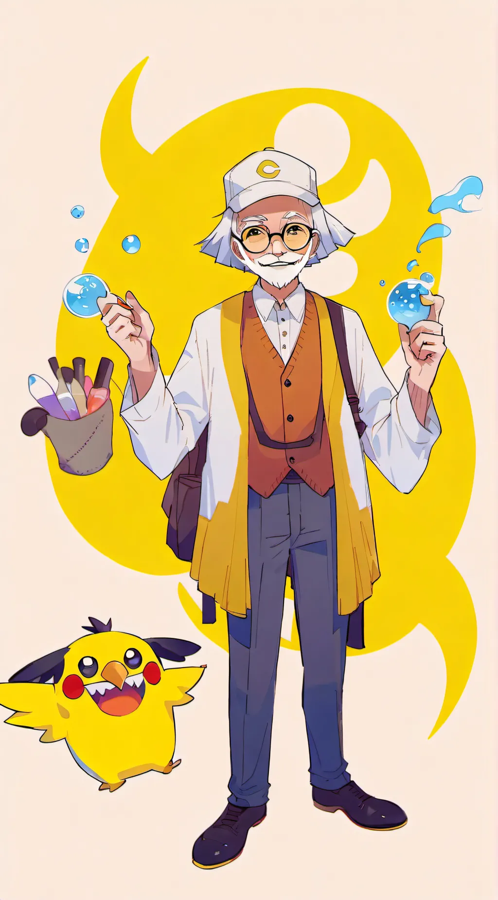 ai character: profesor blake background