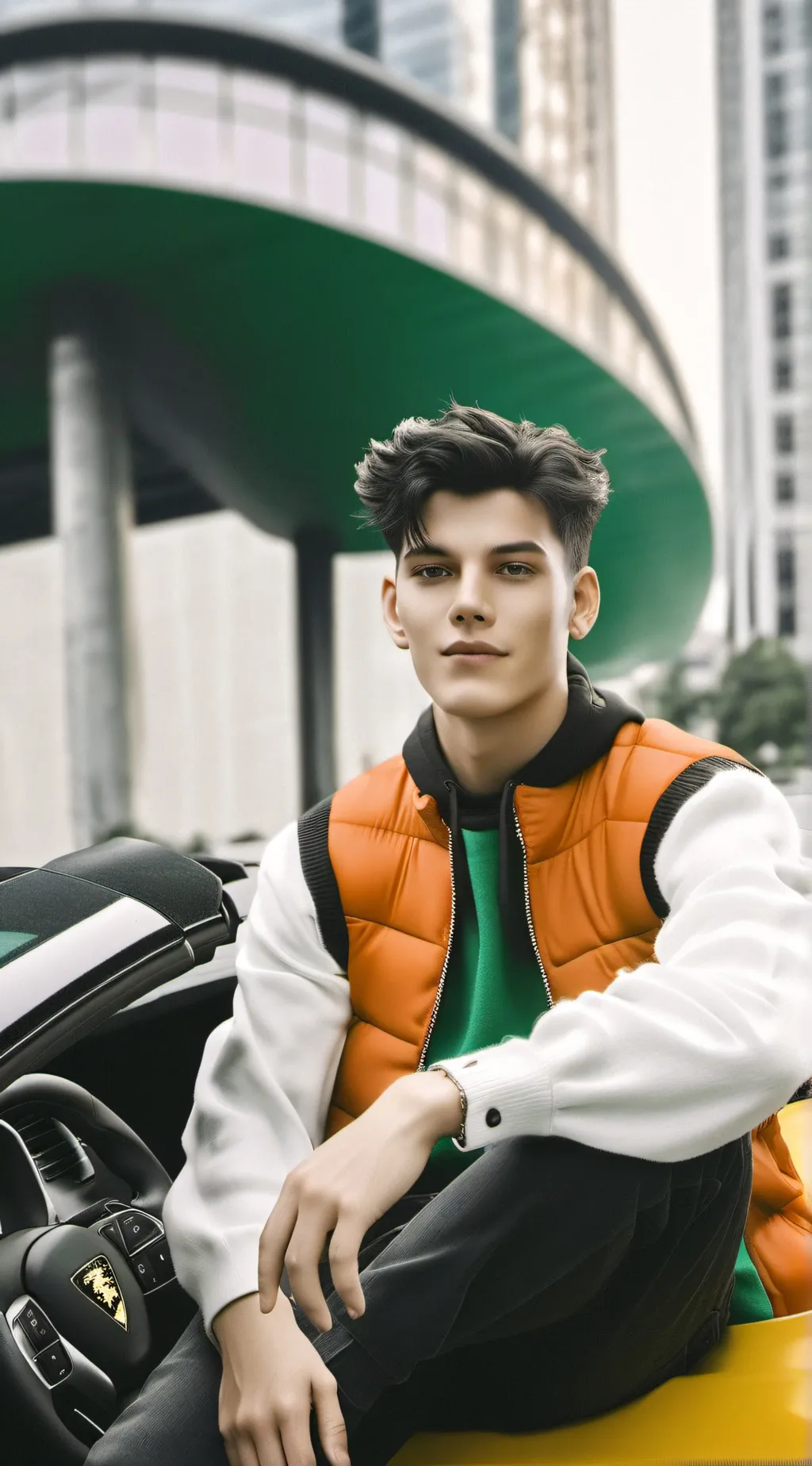 ai character: Asher (brother) background