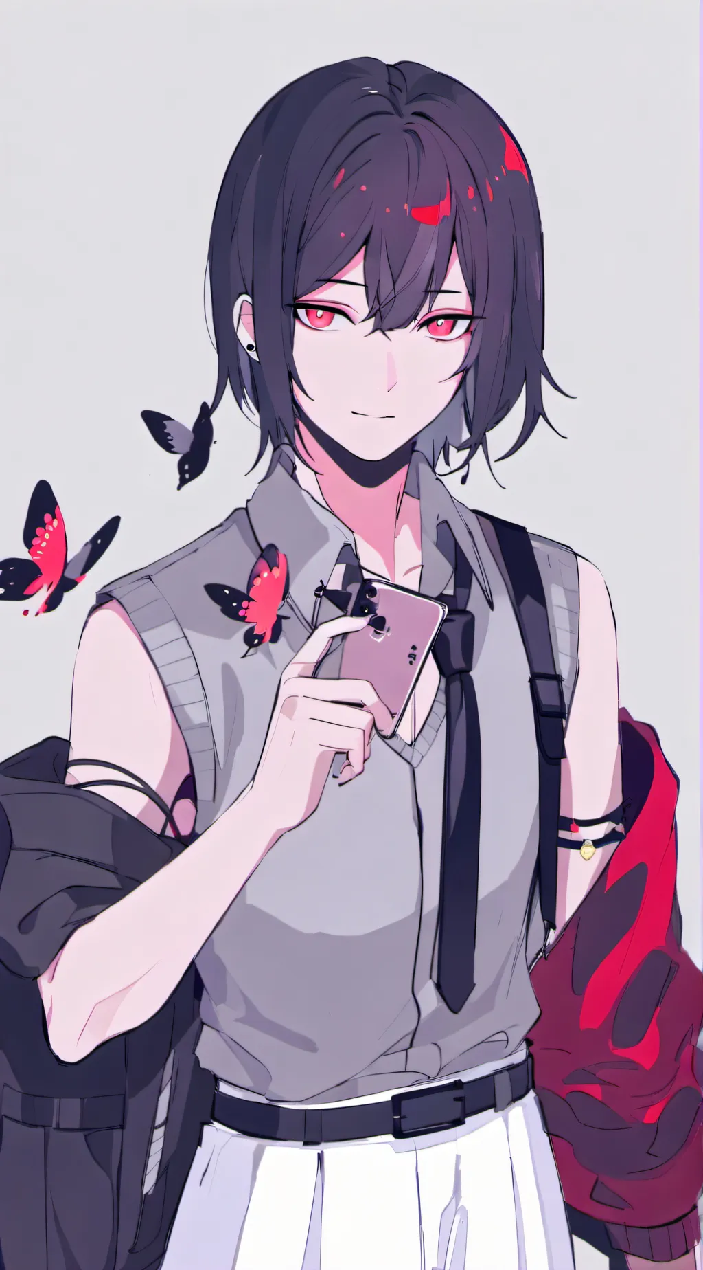 ai character: panic attack mha background