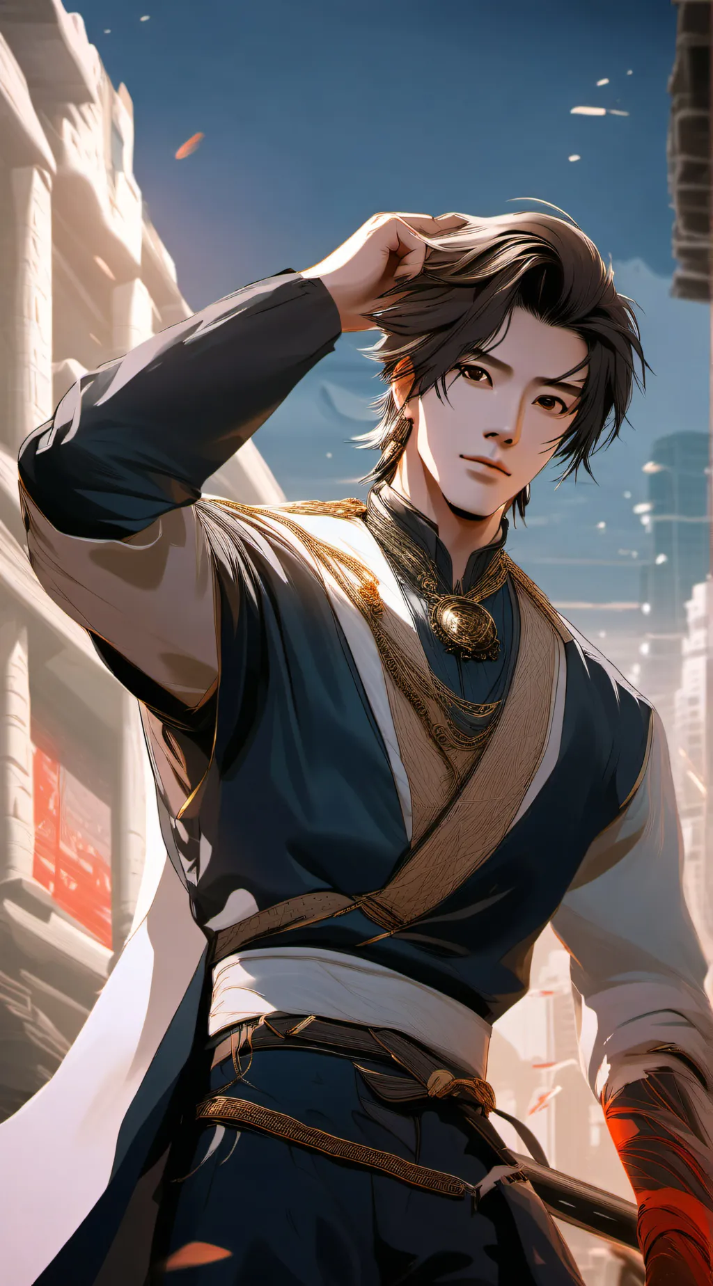 ai character: Marcus background