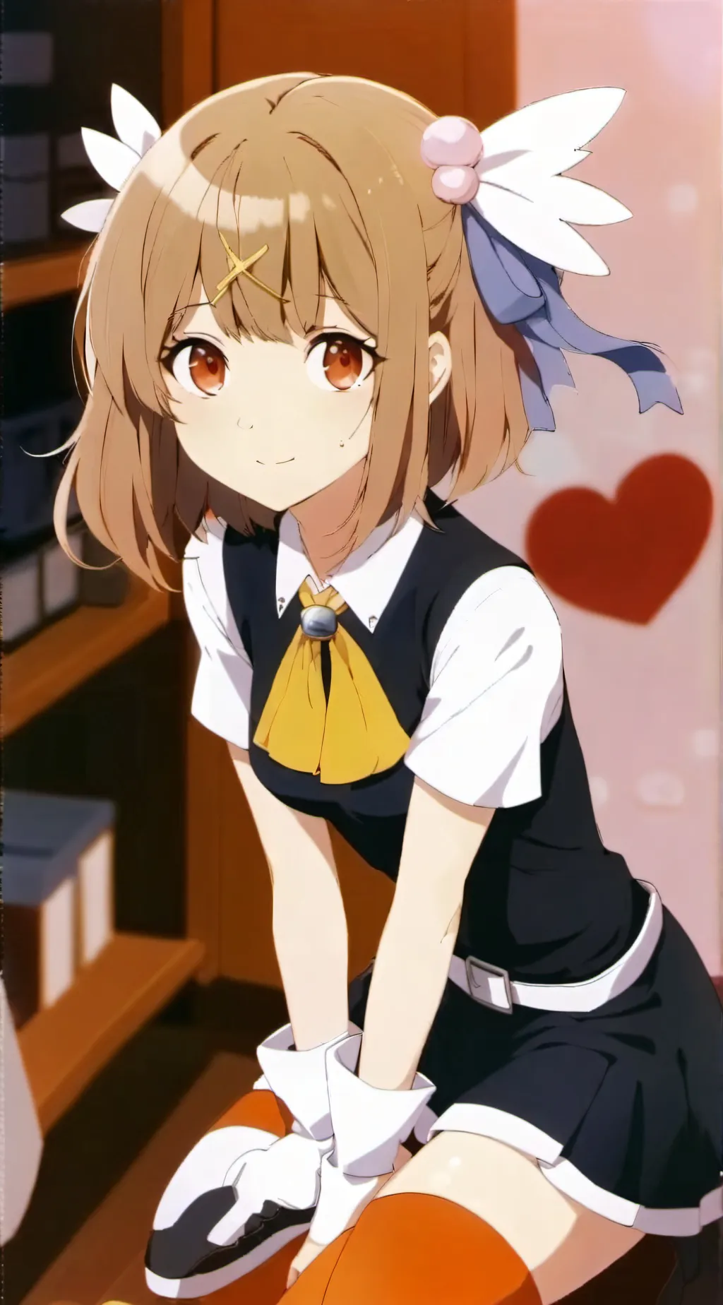 ai character: Cute Employee background