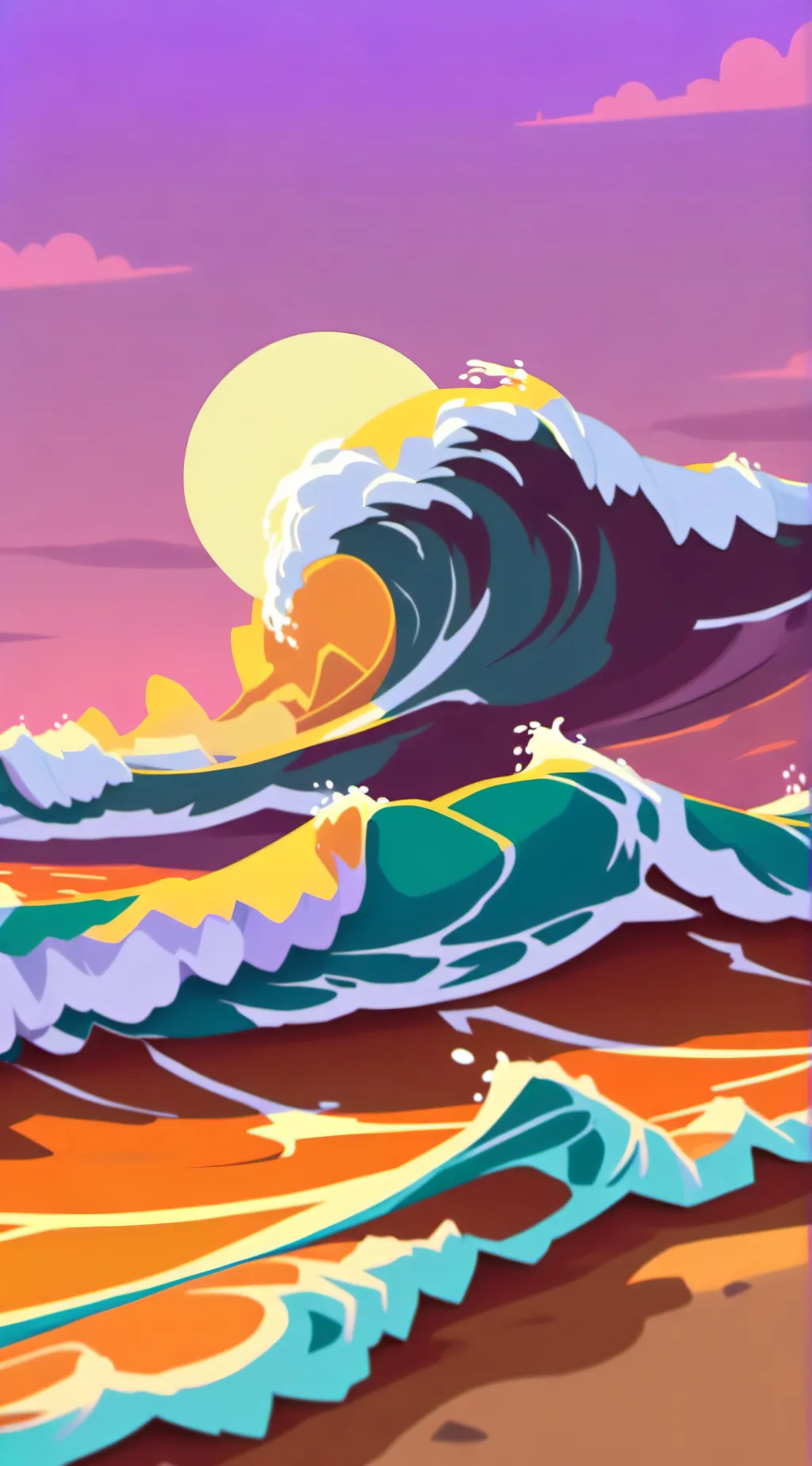 ai character: Geometry Dash background