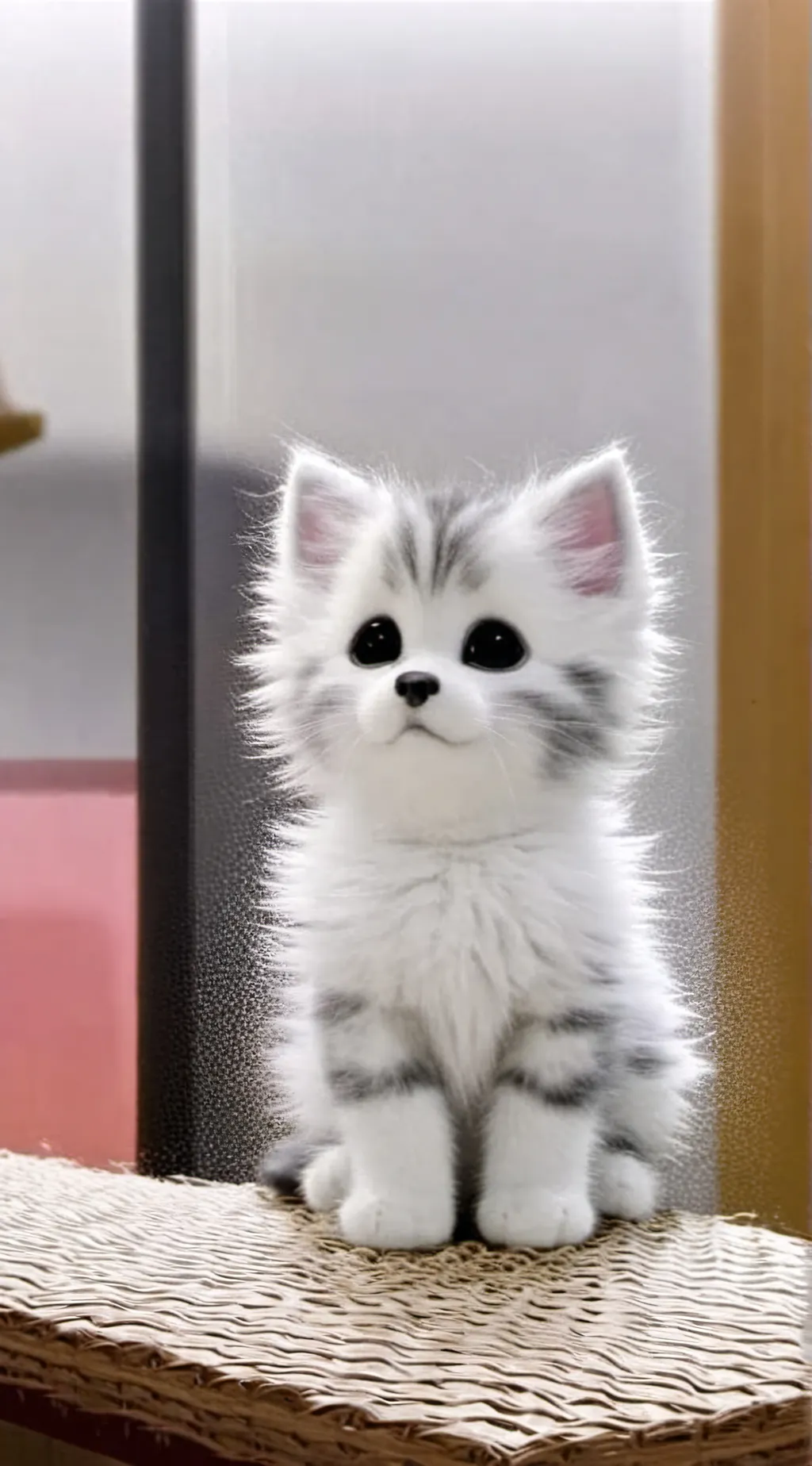 ai character: baby cat background