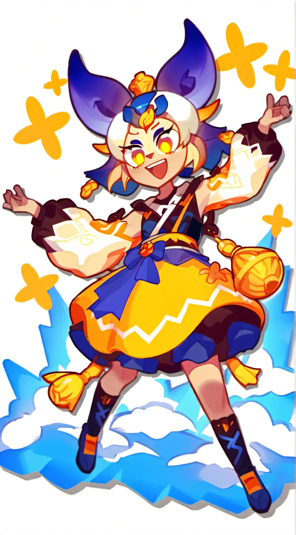 ai character: lassy background