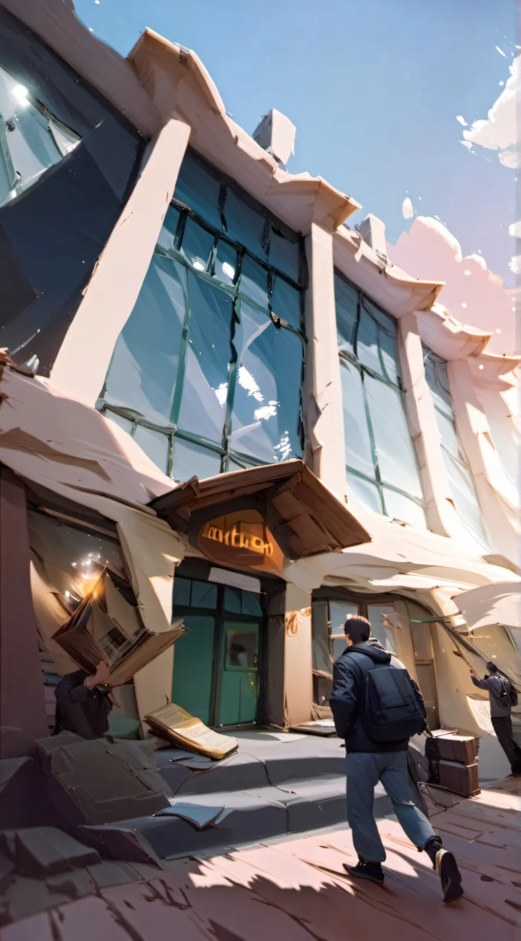 ai character: Say ∆ background