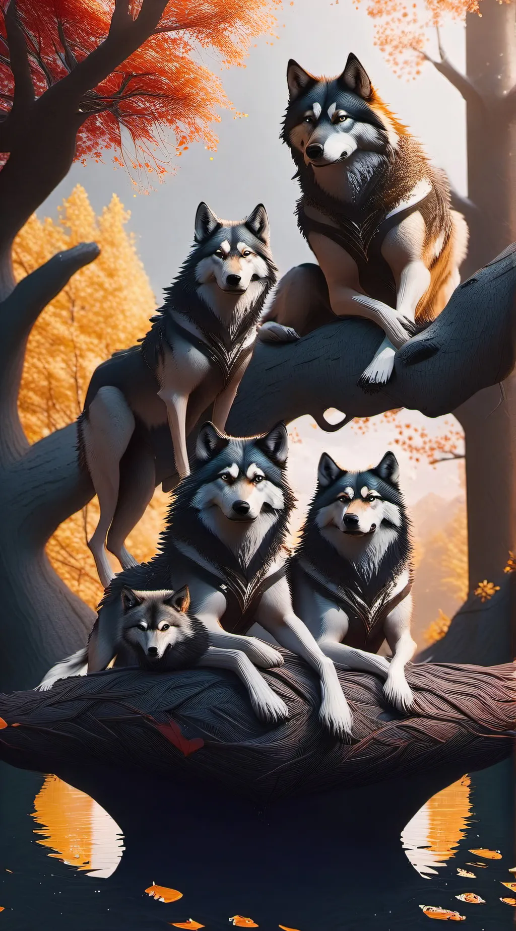 ai character: 《Wolves》 background