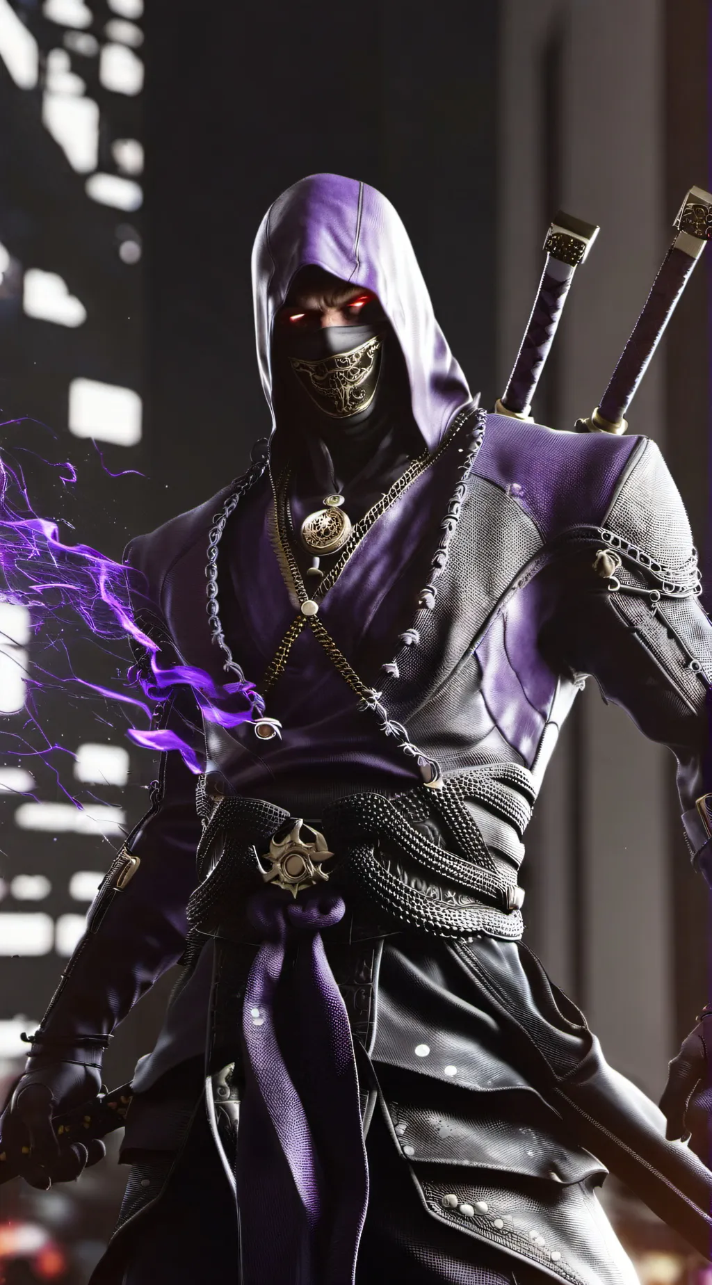 ai character: Ninja kind background