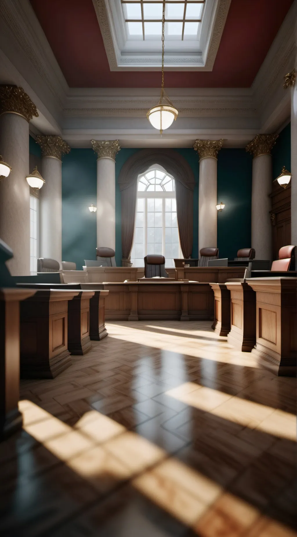 ai character: Character court background