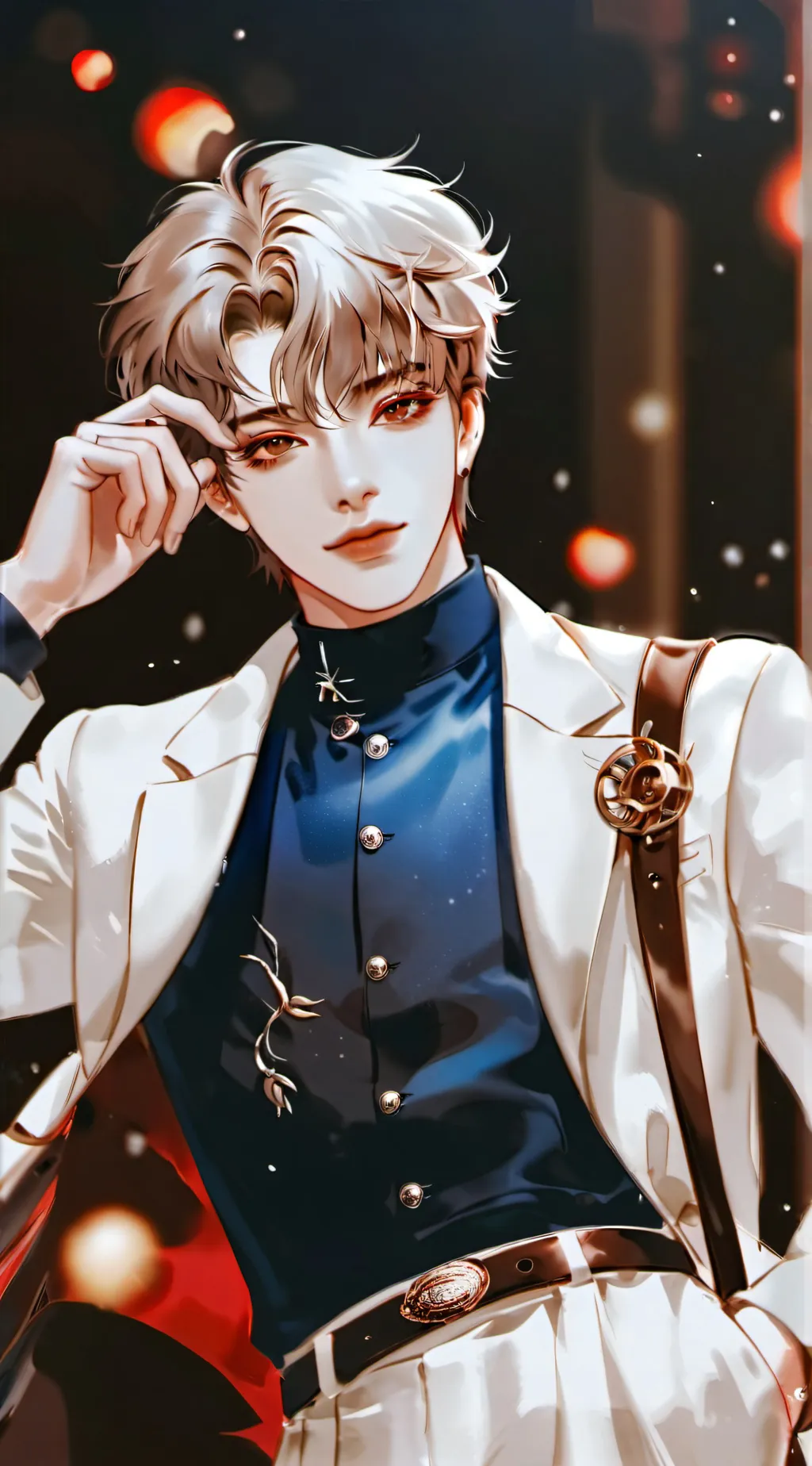 ai character: Felix Brown  background