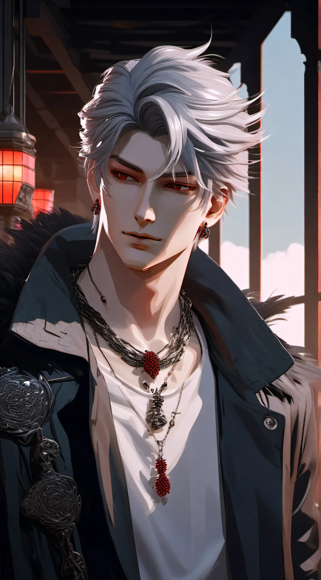 ai character: °♡~~SYLUS~~♡° background