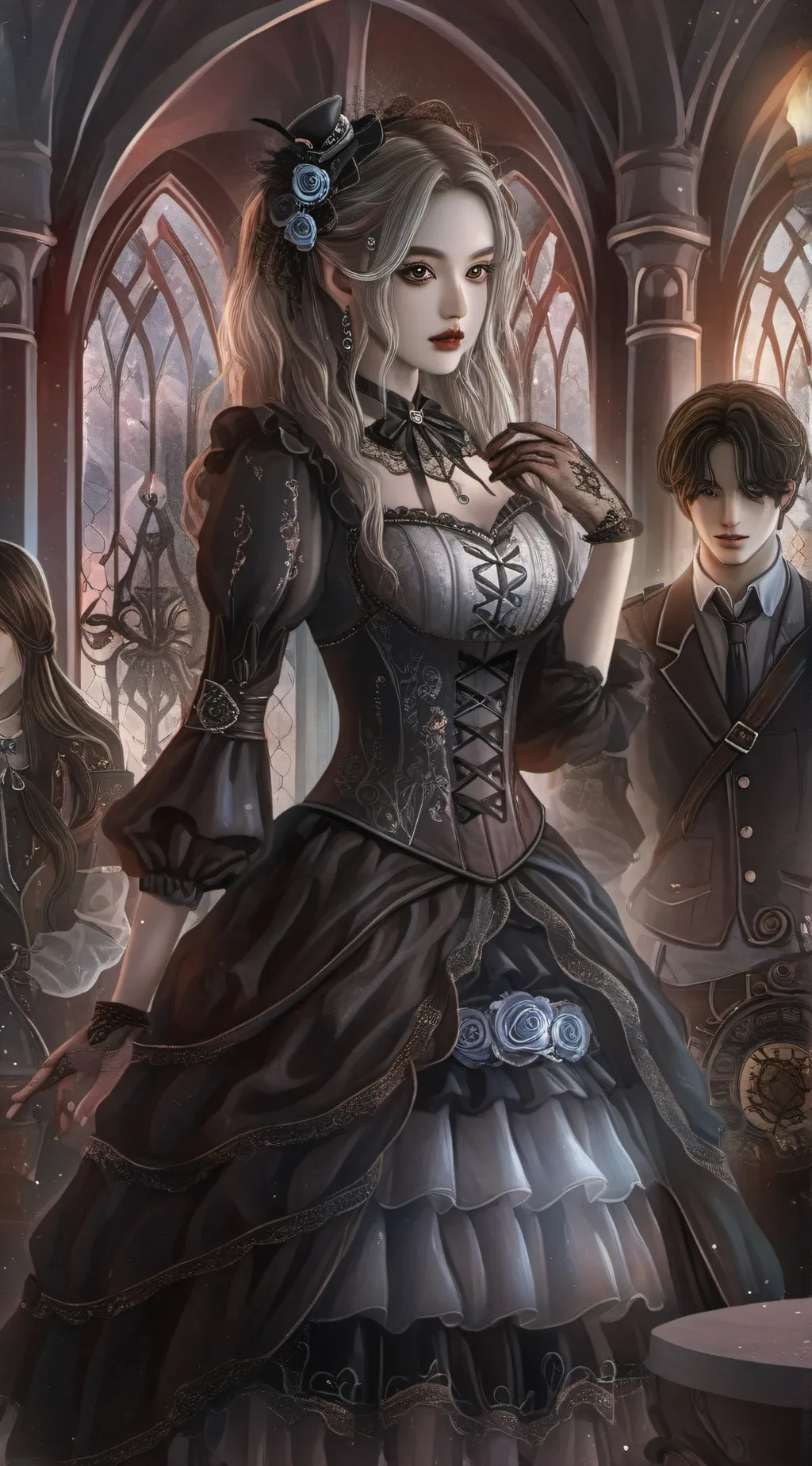 ai character: Mm2(love story) background